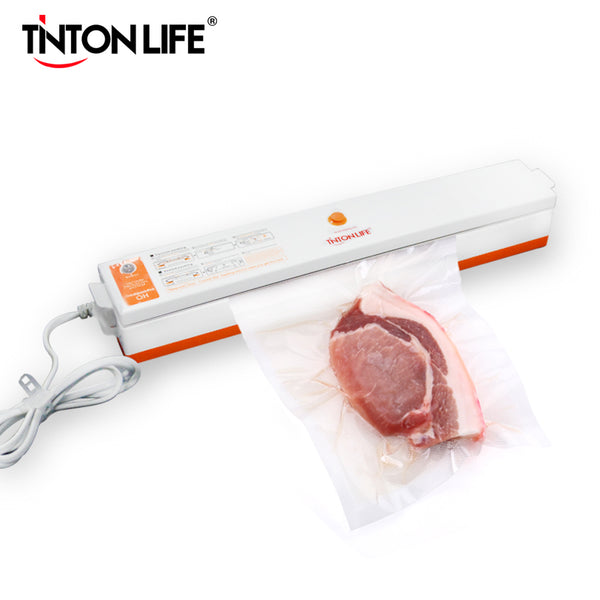 TintonLife 220V Household Food Vacuum Sealer Packaging Machine Film Sealer Vacuum Packer Including 15Pcs Bags