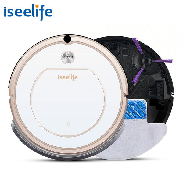 2017 ISEELIFE Smart Robot Vacuum Cleaner for Home 2 in1 PRO1S Dry Wet Mop Auto Charge Cleaning Robotic Cleaner ROBOT ASPIRADOR