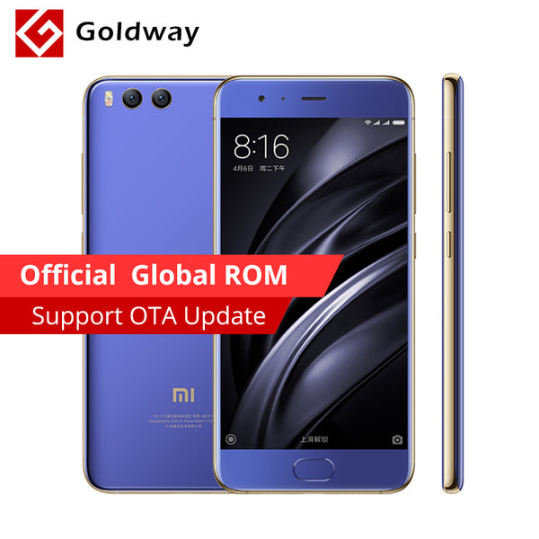 Original Xiaomi Mi6 Prime Mi 6 Mobile Phone 6GB RAM 128GB ROM Snapdragon 835 Octa Core 5.15" FHD 12MP Dual Camera Fingerprint ID