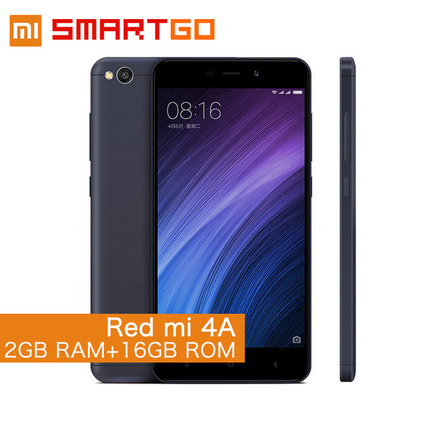 Original Xiaomi Redmi 4A Snapdragon 425 Quad Core 2G RAM 16G ROM FDD LTE 4G 5" 13MP MIUI 8.1 OTA Mobile Phone Global ROM