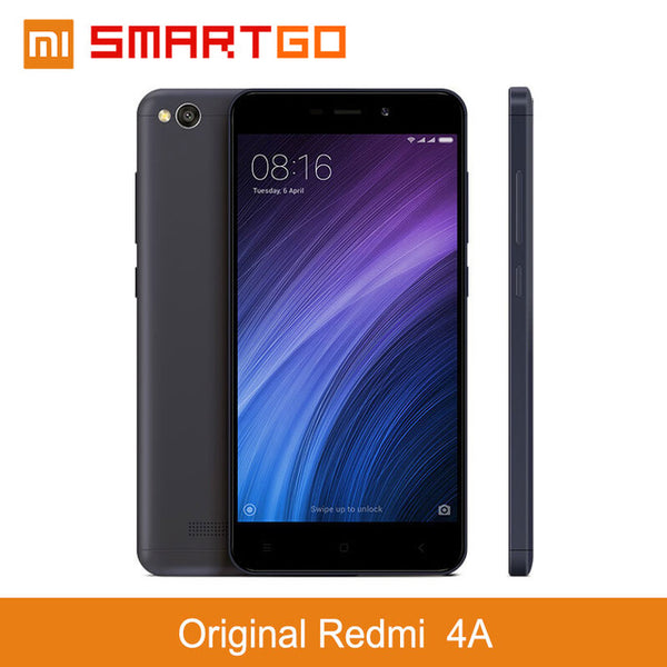 Original Xiaomi Redmi 4A Snapdragon 425 Quad Core 2G RAM 16G ROM FDD LTE 4G 5" 13MP MIUI 8.1 OTA Mobile Phone Global ROM