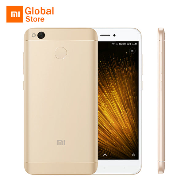 Original Xiaomi Redmi 4X 2GB 16GB 4 X Mobile Phone Snapdragon 435 Octa Core 5.0" 2.5D Screen 13.0MP 4100mAh Battery Fingerprint