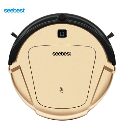 Seebest D750 TURING 1.0 Dry and Wet Mop Vacuum Clean Robot with Water Tank and GPS Zigzag Clean Route, Russia Warehouse